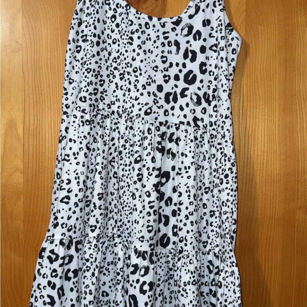 Leopard Print Sleeveless Dress